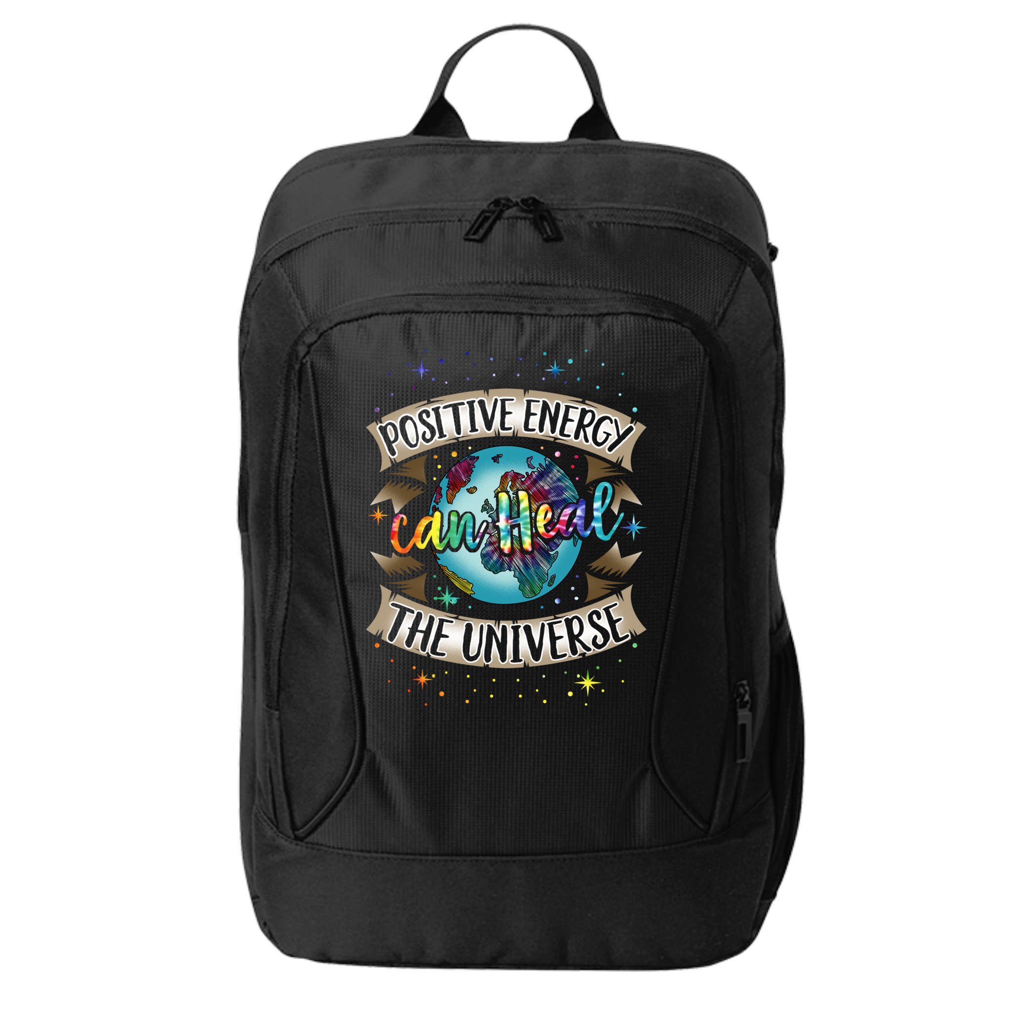 Holistic Healer Positive Energy Mindful Living Earth Day Meaningful Gift City Backpack