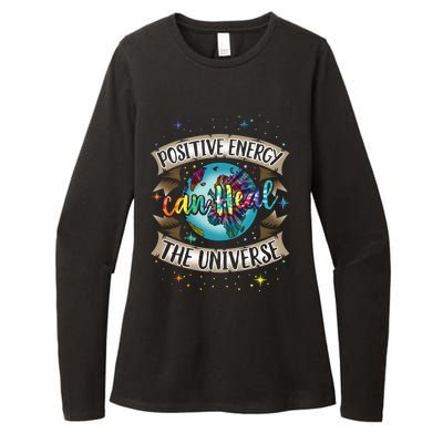 Holistic Healer Positive Energy Mindful Living Earth Day Meaningful Gift Womens CVC Long Sleeve Shirt