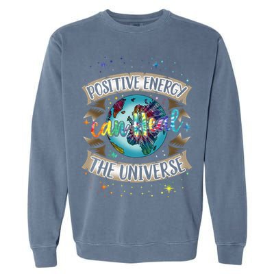 Holistic Healer Positive Energy Mindful Living Earth Day Meaningful Gift Garment-Dyed Sweatshirt