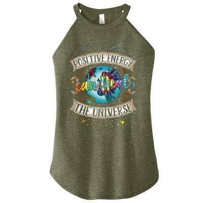 Holistic Healer Positive Energy Mindful Living Earth Day Meaningful Gift Women's Perfect Tri Rocker Tank