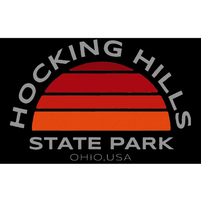 Hocking Hills Park Vintage Sunset Bumper Sticker