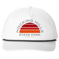 Hocking Hills Park Vintage Sunset Snapback Five-Panel Rope Hat