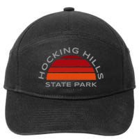 Hocking Hills Park Vintage Sunset 7-Panel Snapback Hat