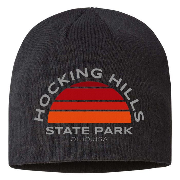 Hocking Hills Park Vintage Sunset Sustainable Beanie