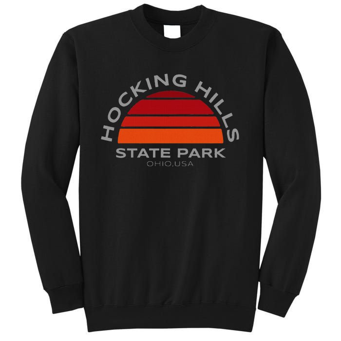 Hocking Hills Park Vintage Sunset Tall Sweatshirt