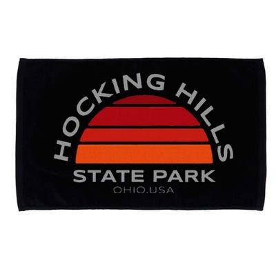 Hocking Hills Park Vintage Sunset Microfiber Hand Towel