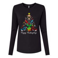 Happy Hockeydays Players With Gift Box A Wonderful Christmas Womens Cotton Relaxed Long Sleeve T-Shirt