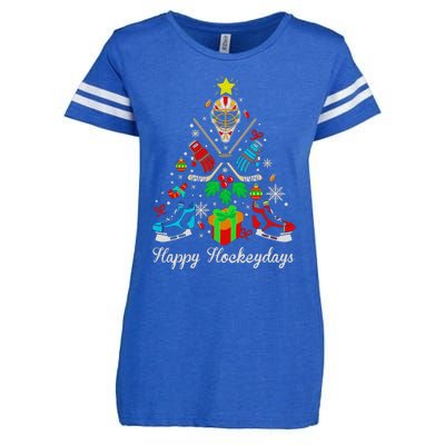 Happy Hockeydays Players With Gift Box A Wonderful Christmas Enza Ladies Jersey Football T-Shirt