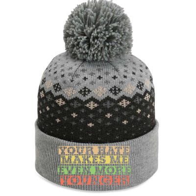 Hate Hater Positiv Stay Strong Gift The Baniff Cuffed Pom Beanie