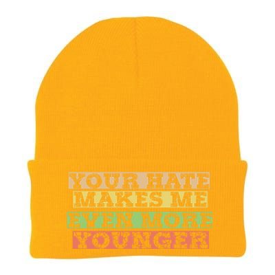 Hate Hater Positiv Stay Strong Gift Knit Cap Winter Beanie