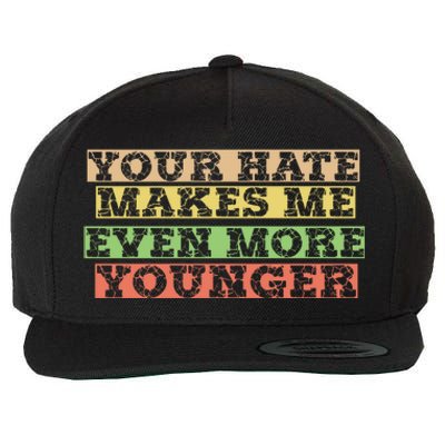 Hate Hater Positiv Stay Strong Gift Wool Snapback Cap