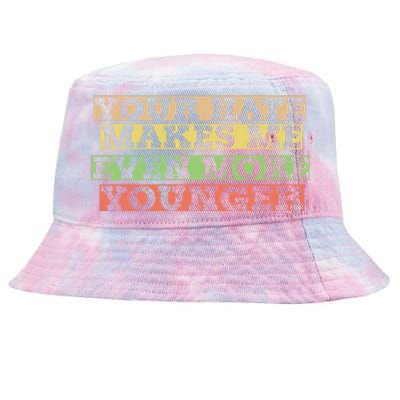 Hate Hater Positiv Stay Strong Gift Tie-Dyed Bucket Hat