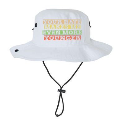 Hate Hater Positiv Stay Strong Gift Legacy Cool Fit Booney Bucket Hat