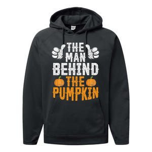 Hilarious Halloween Pumpkin Enthusiast for Dads and Husbands Performance Fleece Hoodie