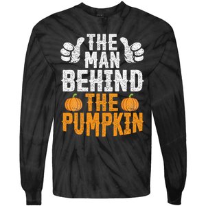 Hilarious Halloween Pumpkin Enthusiast for Dads and Husbands Tie-Dye Long Sleeve Shirt