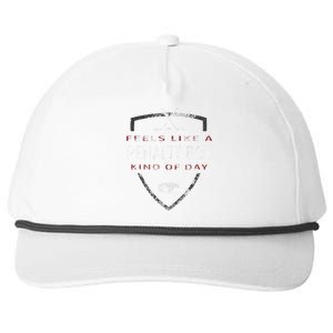 Hockey Hockey Player Fan Funny Hockey Snapback Five-Panel Rope Hat