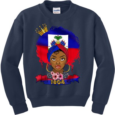 Haitian Haiti Patriotism Roots Heritage Kids Sweatshirt