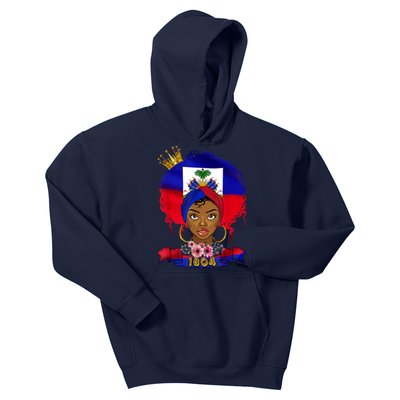 Haitian Haiti Patriotism Roots Heritage Kids Hoodie