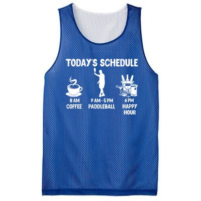 Happy Hour Paddleball Gift Funny Paddleball Gift Meaningful Gift Mesh Reversible Basketball Jersey Tank