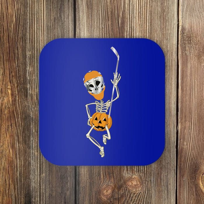 Halloween Hockey Player Skeleton Ice Hockey Lovers Costume Meaningful Gift Coaster