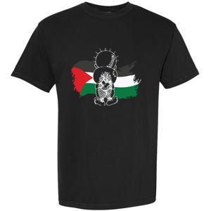 Hanzala Hanzala Palestine Care About Human Rights Freedom Palestine Garment-Dyed Heavyweight T-Shirt