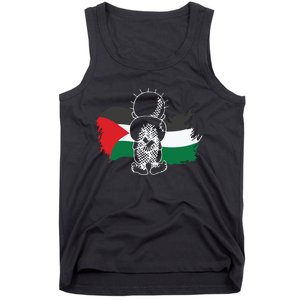 Hanzala Hanzala Palestine Care About Human Rights Freedom Palestine Tank Top