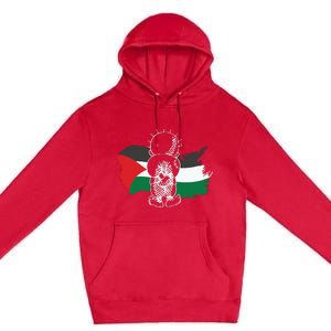 Hanzala Hanzala Palestine Care About Human Rights Freedom Palestine Premium Pullover Hoodie