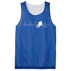 Heartbeat Hockey Player Goalie Sports Athlete Ice Hockey Cool Gift Mesh Reversible Basketball Jersey Tank