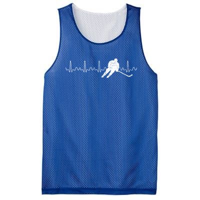 Heartbeat Hockey Player Goalie Sports Athlete Ice Hockey Cool Gift Mesh Reversible Basketball Jersey Tank