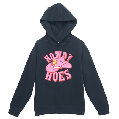 Howdy Hoes Pink Retro Funny Cowboy Cowgirl Western Urban Pullover Hoodie