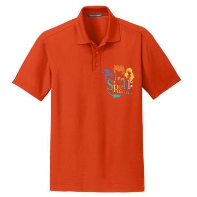 Halloween Hocus Pocus I Put A Spell On You Sanderson Sisters Dry Zone Grid Polo