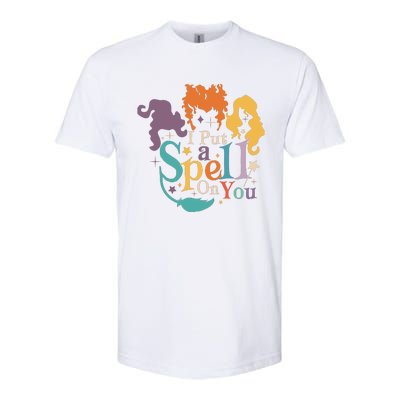 Halloween Hocus Pocus I Put A Spell On You Sanderson Sisters Softstyle CVC T-Shirt