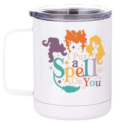 Halloween Hocus Pocus I Put A Spell On You Sanderson Sisters 12 oz Stainless Steel Tumbler Cup