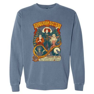 Halloween Hocus Pocus Sanderson Sisters Garment-Dyed Sweatshirt