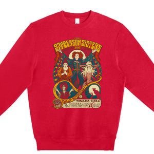 Halloween Hocus Pocus Sanderson Sisters Premium Crewneck Sweatshirt