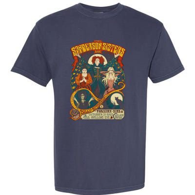 Halloween Hocus Pocus Sanderson Sisters Garment-Dyed Heavyweight T-Shirt