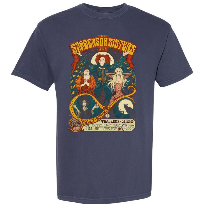 Halloween Hocus Pocus Sanderson Sisters Garment-Dyed Heavyweight T-Shirt