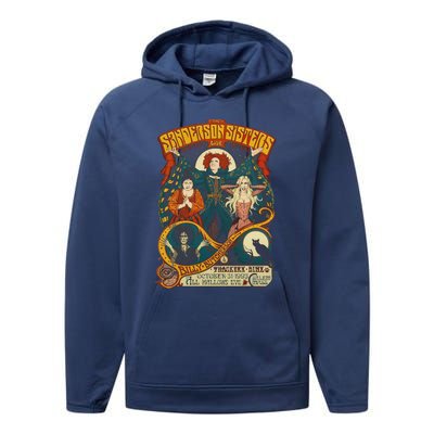 Halloween Hocus Pocus Sanderson Sisters Performance Fleece Hoodie