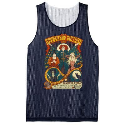 Halloween Hocus Pocus Sanderson Sisters Mesh Reversible Basketball Jersey Tank