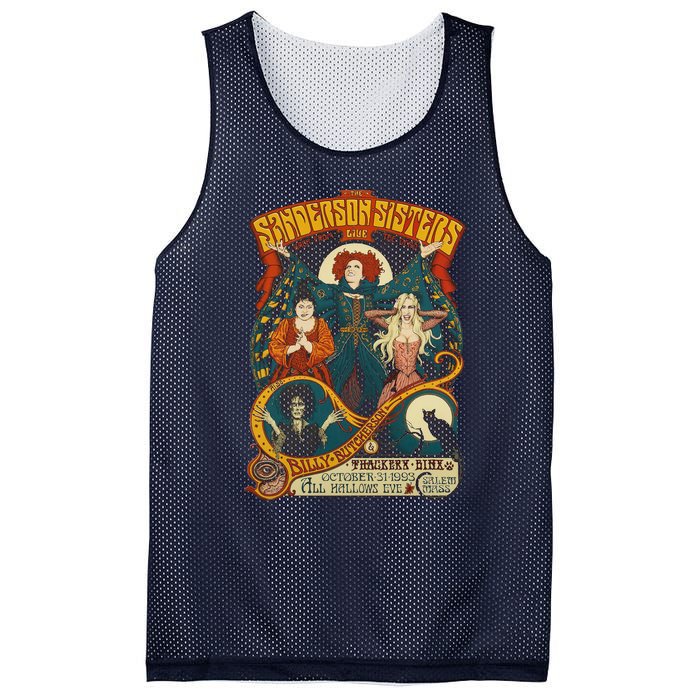 Halloween Hocus Pocus Sanderson Sisters Mesh Reversible Basketball Jersey Tank