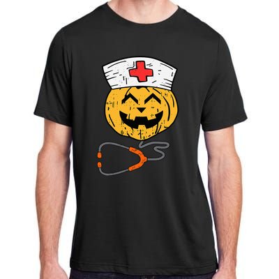 Happy Halloween Pumpkin Nurse Nursing Funny Halloween nurse Adult ChromaSoft Performance T-Shirt