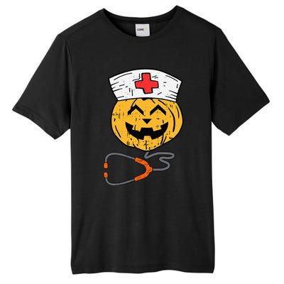 Happy Halloween Pumpkin Nurse Nursing Funny Halloween nurse Tall Fusion ChromaSoft Performance T-Shirt