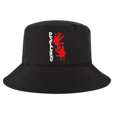 Halloween Horror Psycho Hand Prints Cool Comfort Performance Bucket Hat