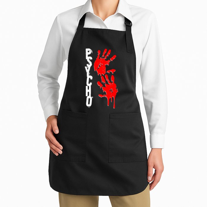 Halloween Horror Psycho Hand Prints Apron