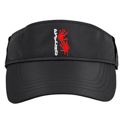 Halloween Horror Psycho Hand Prints Adult Drive Performance Visor