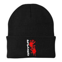 Halloween Horror Psycho Hand Prints Beanie