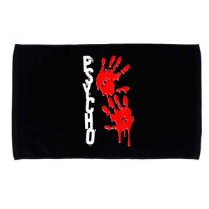 Halloween Horror Psycho Hand Prints Microfiber Hand Towel