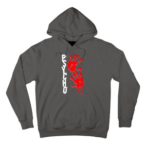 Halloween Horror Psycho Hand Prints Hoodie