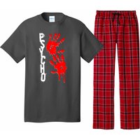 Halloween Horror Psycho Hand Prints Pajama Set