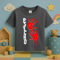 Halloween Horror Psycho Hand Prints Toddler T-Shirt